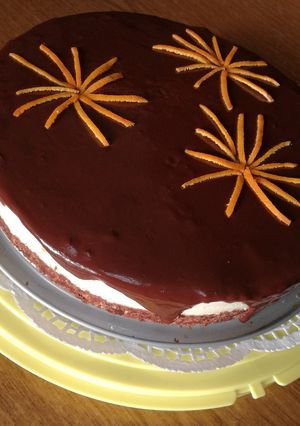 Foto di Cheesecake arancia e cioccolato