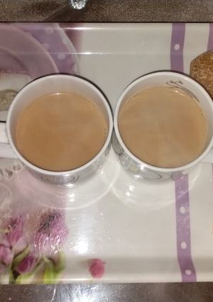 A picture of Jaggery tea 🍵 ☕🍵.