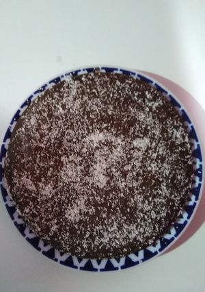 صورة لوصفة كيكة بدون فرن ببيضة واحدة