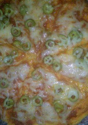 صورة لوصفة بيتزا