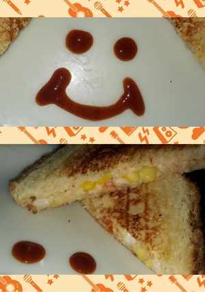 A picture of Cheese sandwich.