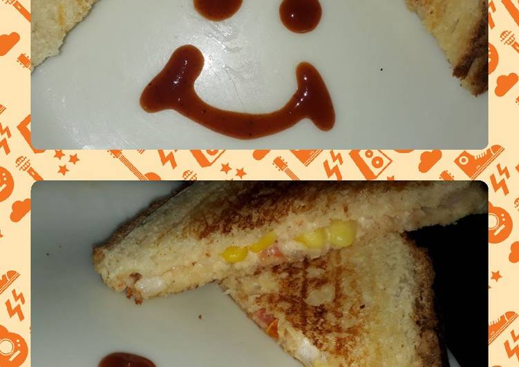 Recipe of Super Quick Homemade Cheese sandwich