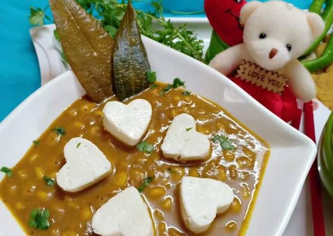 Recipe of Thomas Keller Paneer corn curry