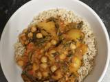 Slow Cooker Chickpea & Potato Curry