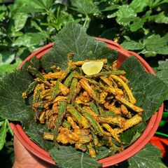 Crispy Crunchy Bhindi A picture of Crispy Crunchy Bhindi.