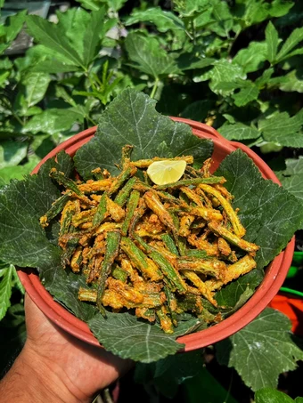 How To Make Crispy Crunchy Bhindi which Delicious