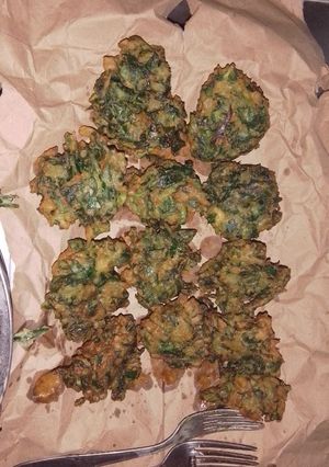 Una foto de Buñuelos de acelga
