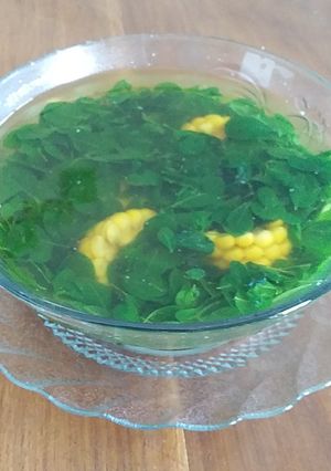 Foto resep Sayur bening kelor jagung