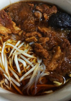 Hình của món Hủ tiếu bò.