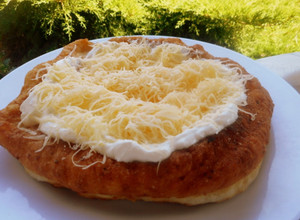 Burgonyás lángos recept fotója
