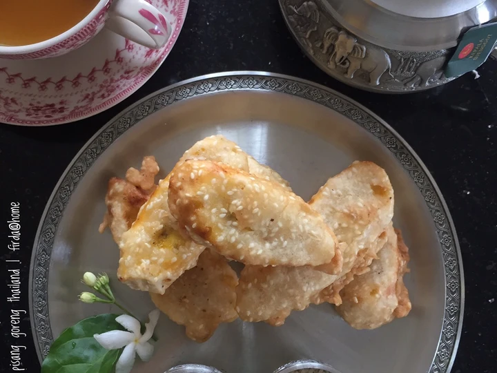 Langkah Mudah untuk Menyiapkan Resep  Pisang Goreng Thailand อร่อย yang Lezat Sekali, Enak Banget