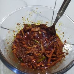 A picture of Galangal pickle.