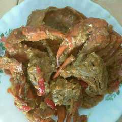 A picture of Kepiting saos tiram.