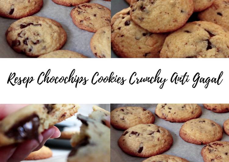 Resep Chocochips Cookies Crunchy Anti Gagal