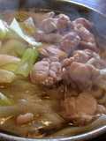 Delicious Broth! Chicken and Scallion Udon Hot Pot