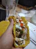 Fajitas con arroz yamaní