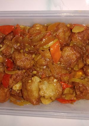 Foto resep Tumis bakso kecap pedas