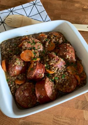 Une photo de ☆Lentilles Saucisses au Cookeo☆