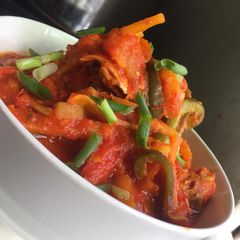 A picture of Papaya sauce.