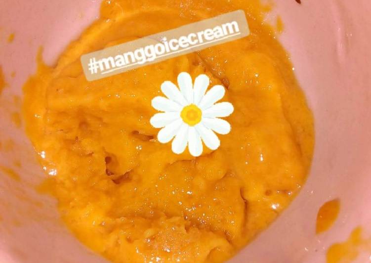Rahasia Menghidangkan Manggo ice cream Anti Ribet!