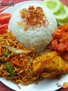 Resep Nasi Rames Lengkap oleh Heti - Cookpad