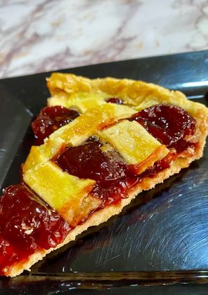 Una foto de Tarta de cerezas
