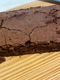 Una foto de Brownie de chocolate