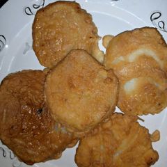 A picture of Yam pakora.
