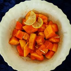 A picture of Sweet Papaya Chaat.