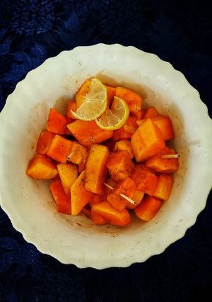 A picture of Sweet Papaya Chaat.