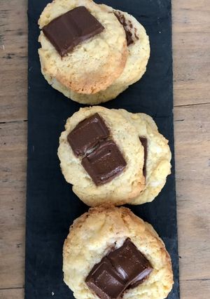 Une photo de Cookies moelleux au chocolat