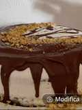 Torta di noci cioccolatosa