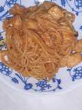 Spaghete cu piept de pui