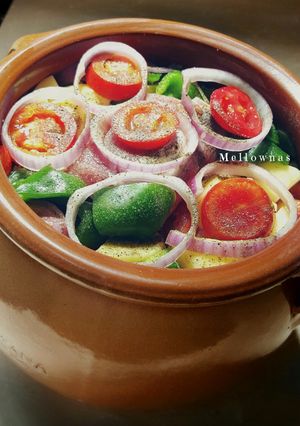 صورة لوصفة طاجين الدجاج و الخضروات (لايت)