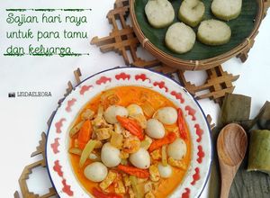 Foto resep 105. Lontong Sayur Labu Siam khas kota Malang