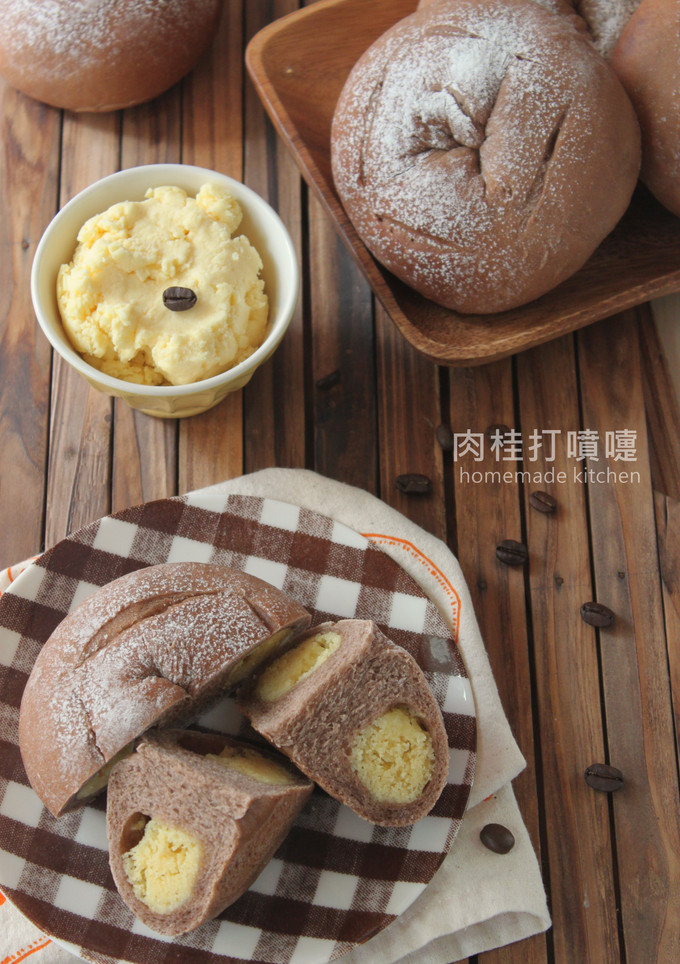 咖啡拿鐵湯種麵包 的食譜成品照片