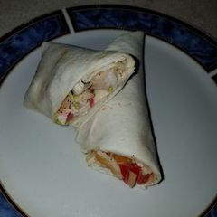 A picture of Chicken Ranch wraps 🌯.