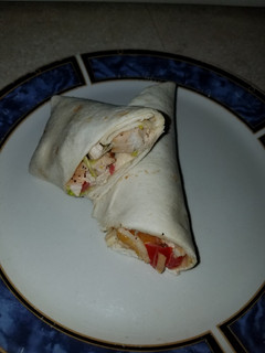 A picture of Chicken Ranch wraps 🌯.