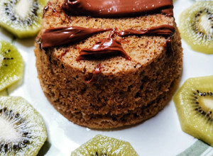 Foto de Bolo de caneca saudável - sabor a cookies