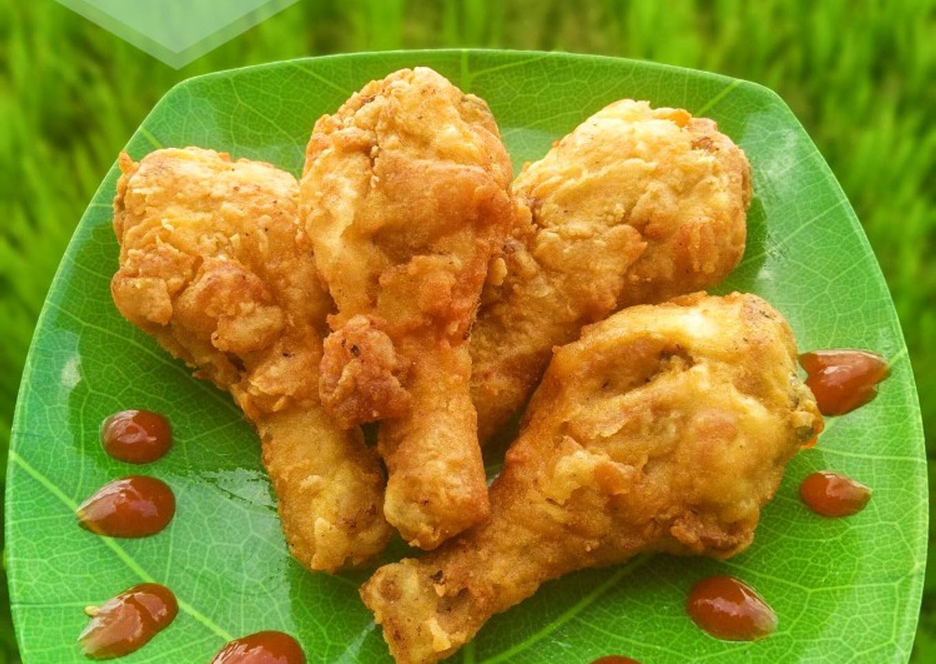 50. Ayam Goreng Crispy ala Kentucky 🍗🍗