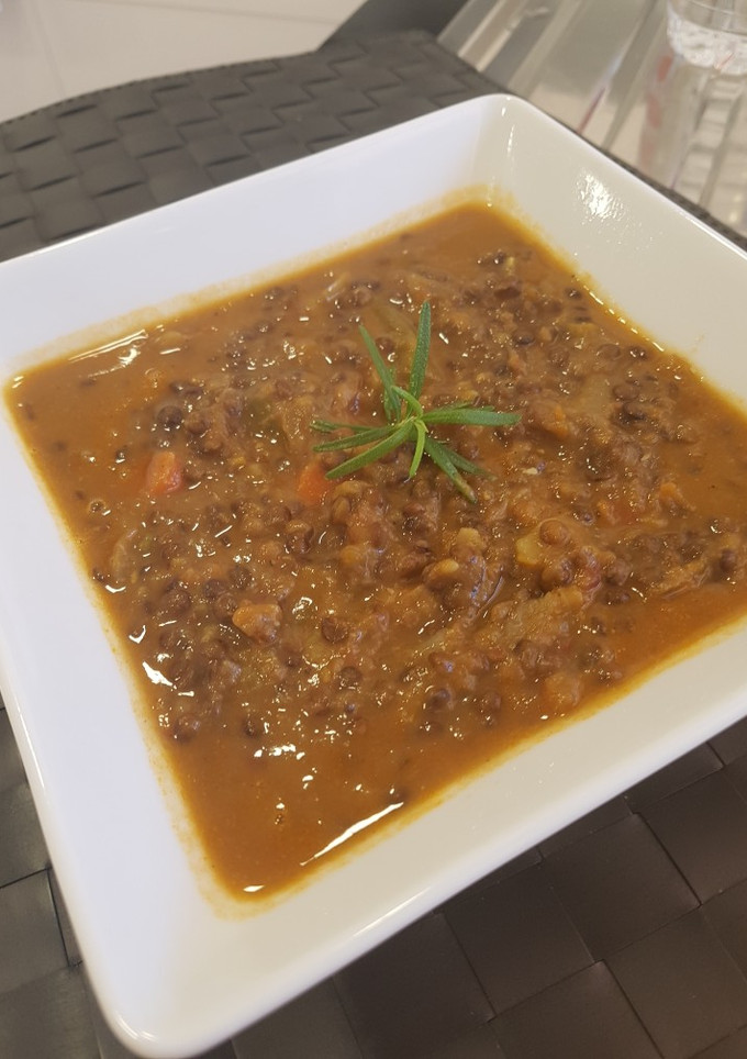 Una foto de Lentejas, receta para subir las defensas