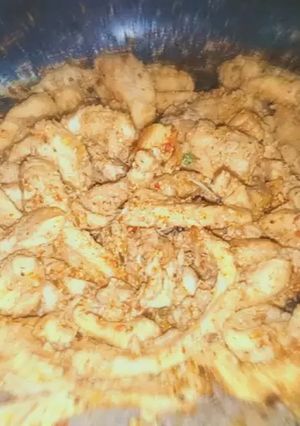 A picture of Chicken fajita💕چکن فجیتا💕.