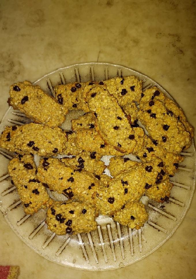 Una foto de Barras de cereal de avena con chips de chocolate