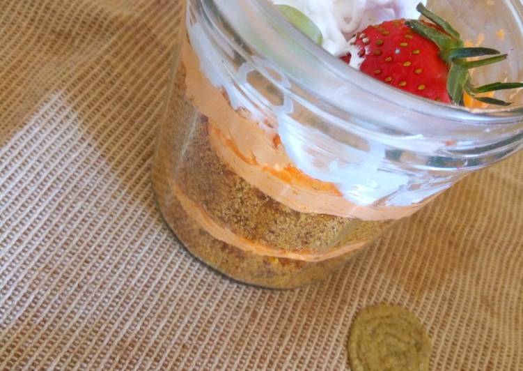 Recipe of Favorite Reusing leftover cake..Cake in a jar