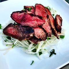 Thai-Style Grilled Wagyu Flat Iron Steak A picture of Thai-Style Grilled Wagyu Flat Iron Steak.