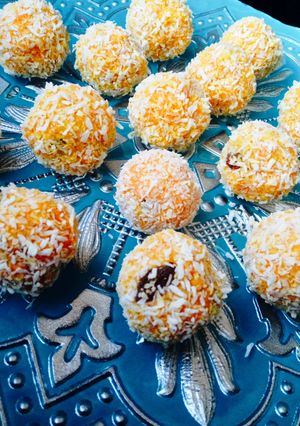 A picture of Gajar Halwa Ladoo.