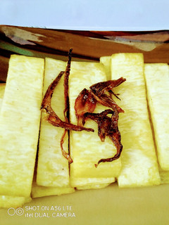 A picture of Spicy Yam Fingers.