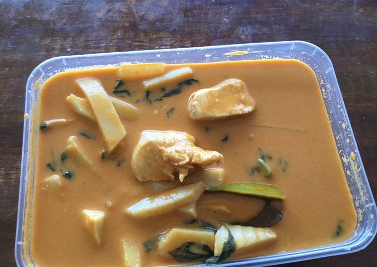 Thai Red Curry With Bamboo Shoots
