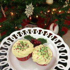 A picture of Spiced Cake/Cupcakes #Christmas Baking Contest.