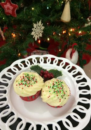 A picture of Spiced Cake/Cupcakes #Christmas Baking Contest.